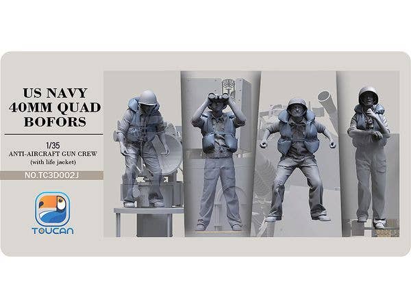 1/35 U.S NAVY 対空砲クルー2 w/ライフジャケット