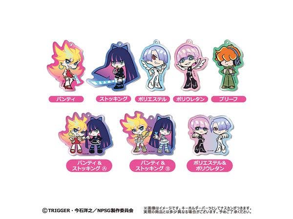 New PANTY & STOCKING with GARTERBELT わいわいアクリルキーホルダー 1Box 8pcs