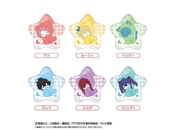 FAIRY TAIL 100年クエスト: おやすみシリーズ 缶バッジ 1Box 6pcs