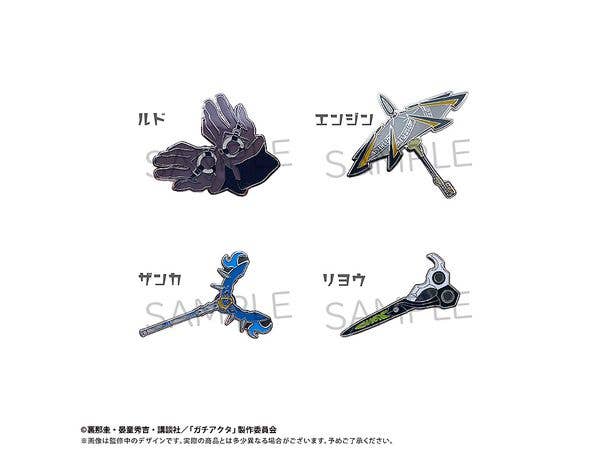 ガチアクタ: 人器ピンズコレクション 1Box 4pcs