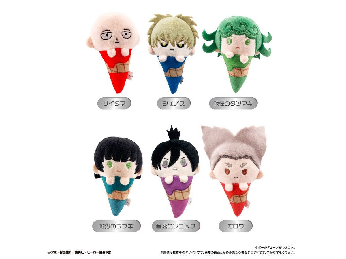 ワンパンマン: アイスたぴぬい 1Box 6pcs