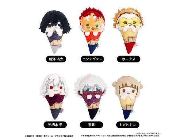 僕のヒーローアカデミア: アイスたぴぬいvol.2 1Box 6pcs