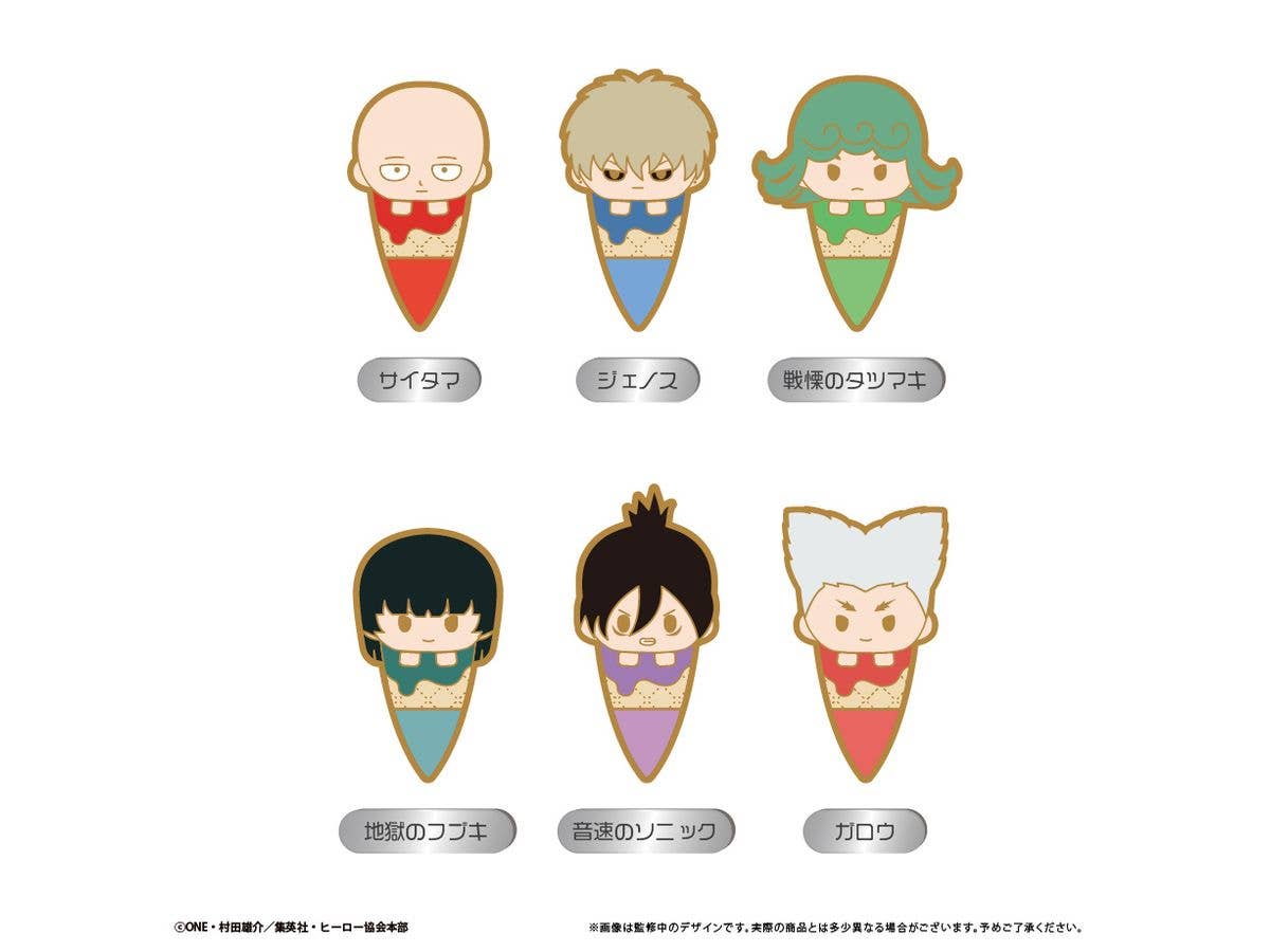 ワンパンマン: アイスたぴピンズ 1Box 6pcs