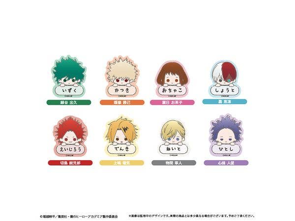 僕のヒーローアカデミア: おなまえクリアカード 1Box 8pcs