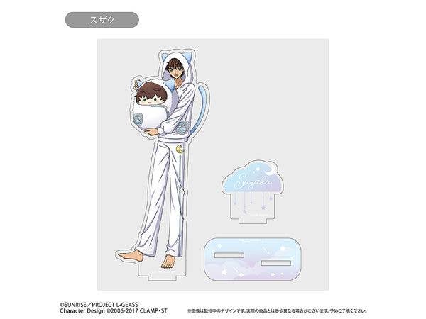 コードギアス 反逆のルルーシュ アクリルスタンド くるみパジャマ Ver. スザク