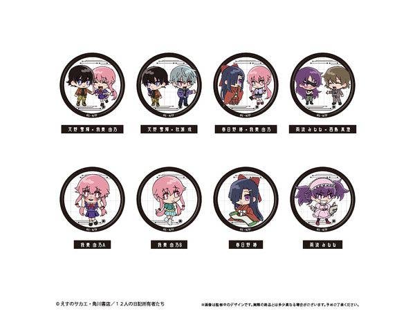 未来日記 わいわい缶バッジ 1Box 8pcs