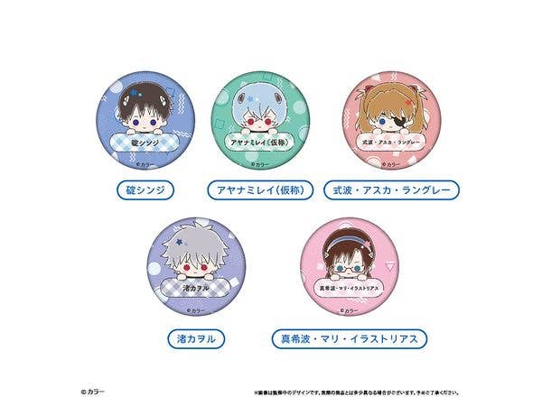 エヴァンゲリオンシリーズ: おなまえ缶バッジ 1Box 5pcs