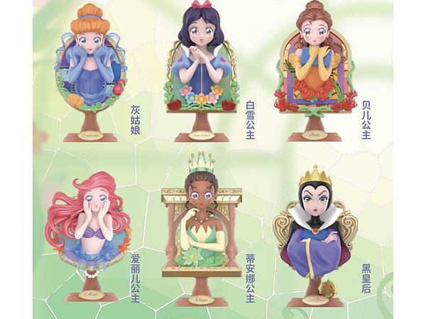 ディズニー プリンセス ミラーシークレットシリーズ 1Box 6pcs