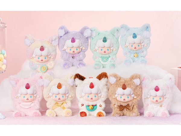 くるくるひつじのニャン日記 キャンディハウスシリーズ ぬいぐるみチャーム 1Box 8pcs