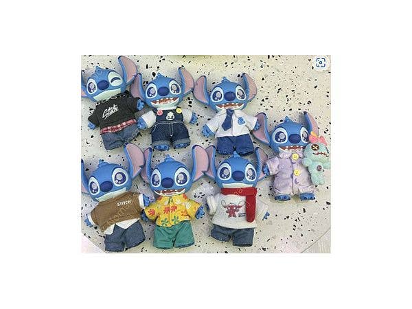 ディズニー スティッチ きせかえマスコットシリーズ ソフビぬいぐるみ 1Box 6pcs