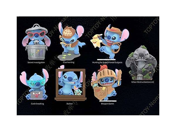 ディズニー スティッチ 都会の大冒険シリーズ 1Box 6pcs