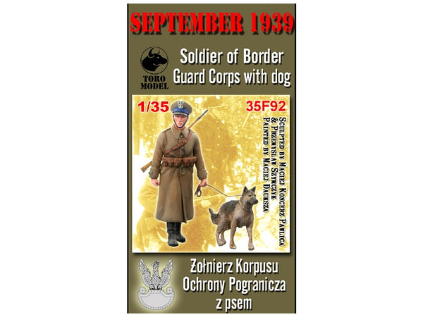 1/35 ポーランド軍 国境警備隊員と軍用犬 1939年9月