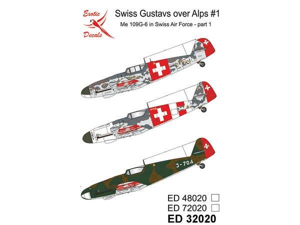 1/32 アルプス上空のグスタフ #1:スイス空軍のMe109G-6 パート1