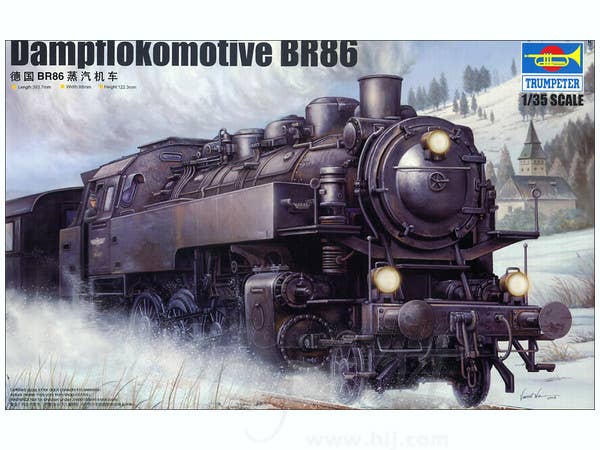 1/35 ドイツ鉄道公社 蒸気機関車 BR86