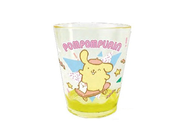 サンリオ80S カラークリスタルカップ ポムポムプリン