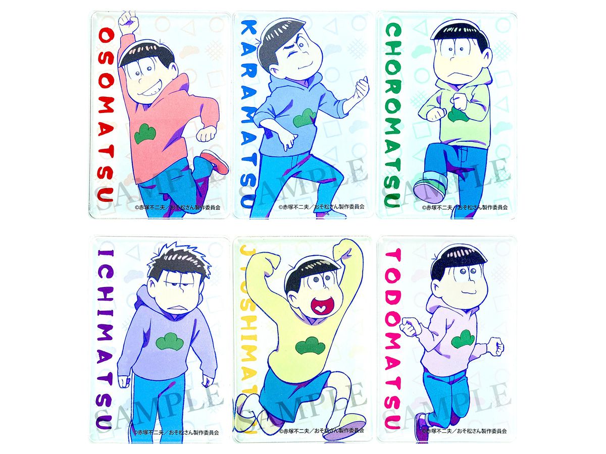 おそ松さん: アクリルマグネット 1Box 6pcs