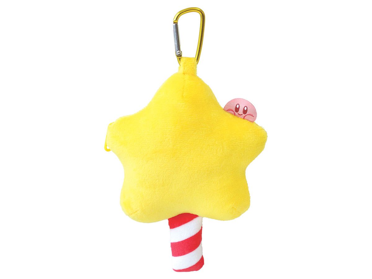 星のカービィ カラビナ付きぬいぐるみファスナーマスコット スターロッド