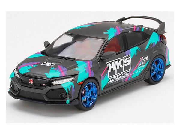 1/43 Honda シビック Type R HKS 2018 タイムアタック ダイキャストモデル