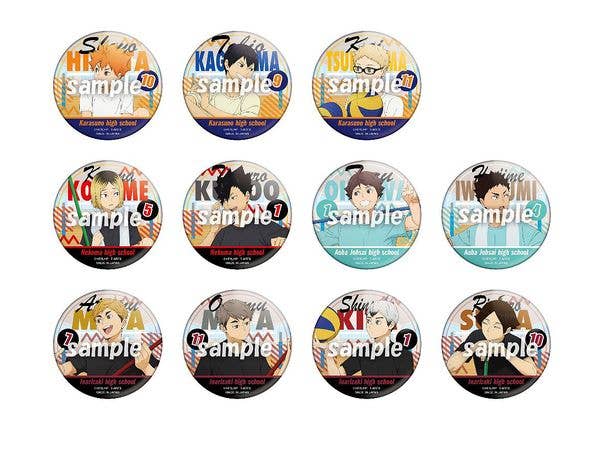 ハイキュー カラパレ ペイントスーツ 缶バッジ