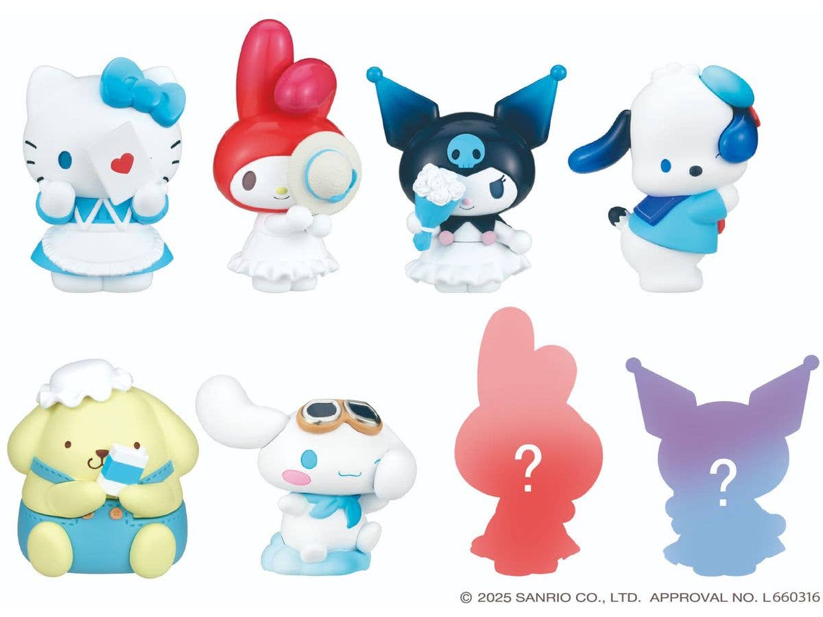 PERIHAPI! Hide & Seek かくれんぼ Hello Kitty and Friends 1Box 8pcs