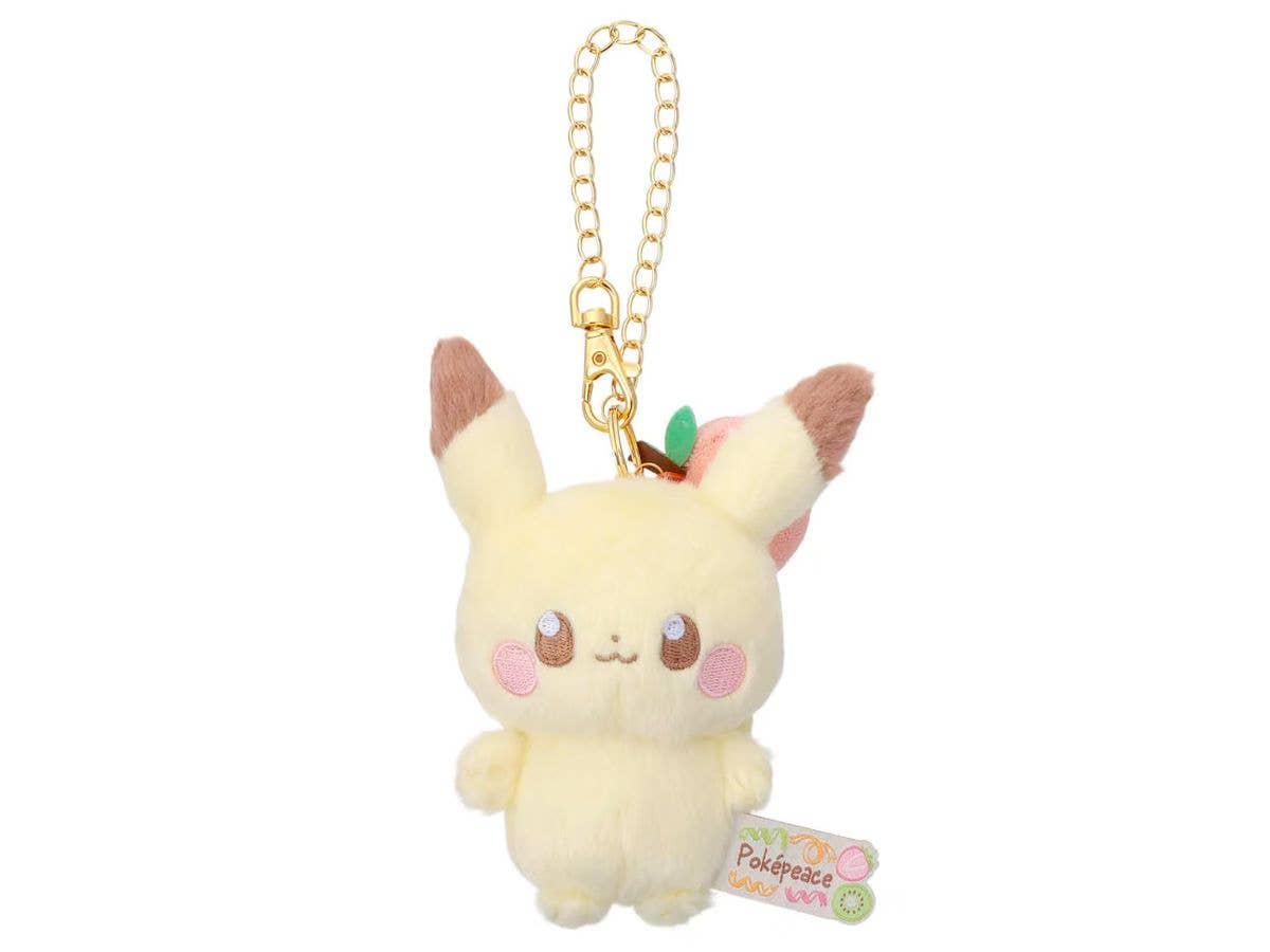 ポケピース ぬいぐるみチェーン付マスコット(カラフルVer.) ピカチュウ
