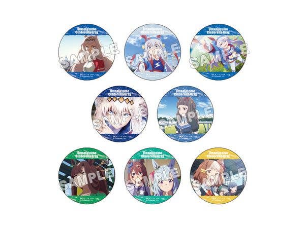 アニメ ウマ娘 シンデレラグレイ: トレーディング場面写缶バッジ 1Box 8pcs