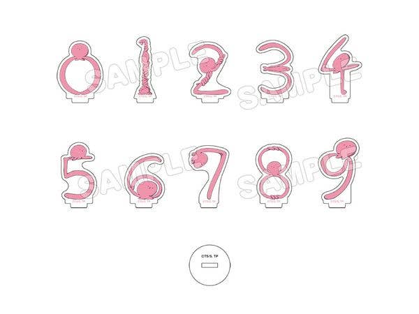 タコピーの原罪: トレーディングアクリルスタンド / 数字 1Box 10pcs