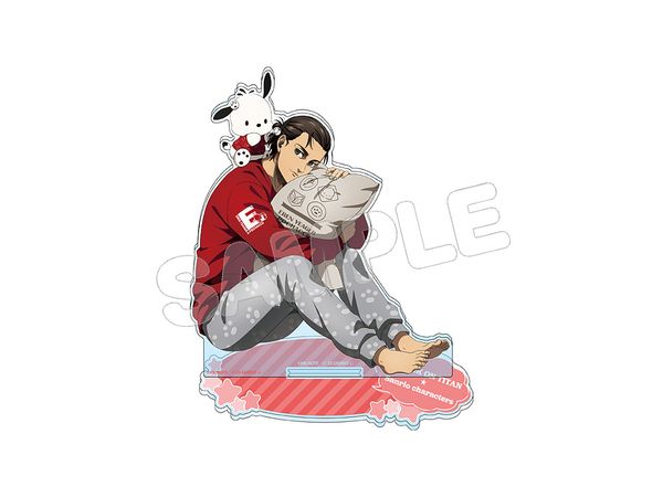 進撃の巨人 x サンリオキャラクターズ4: アクリルスタンド エレン × ポチャッコ