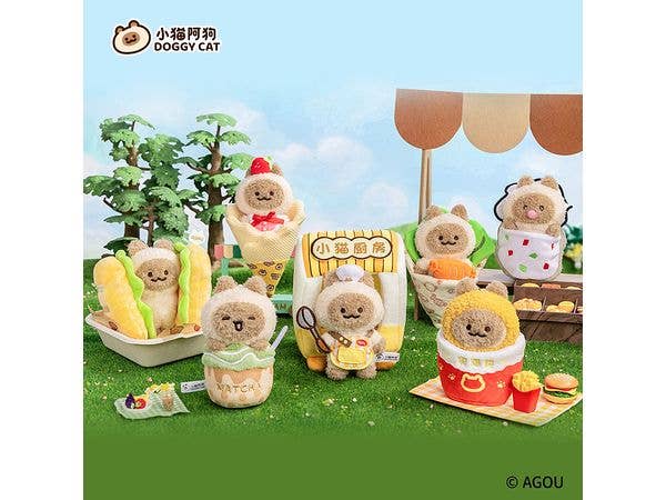 ドギーキャット・屋台フードシリーズ トレーディングプラッシュ 1Box 6pcs