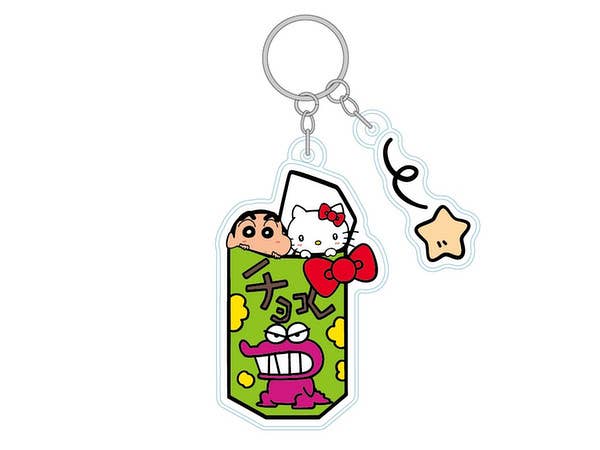 ハローキティ x クレヨンしんちゃん ジェルビーズキーホルダー チョコビ