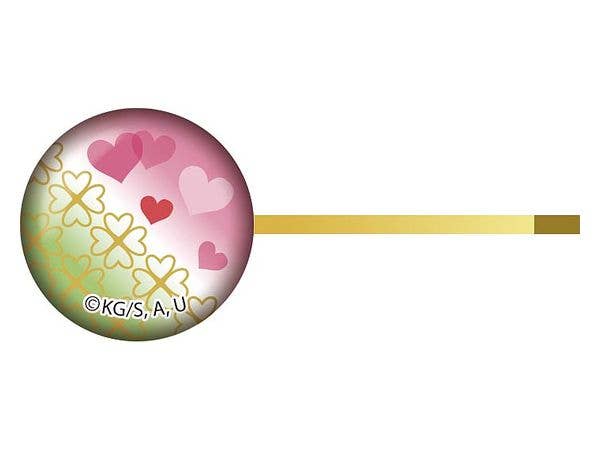 鬼滅の刃 ガラスヘアピン 甘露寺蜜璃