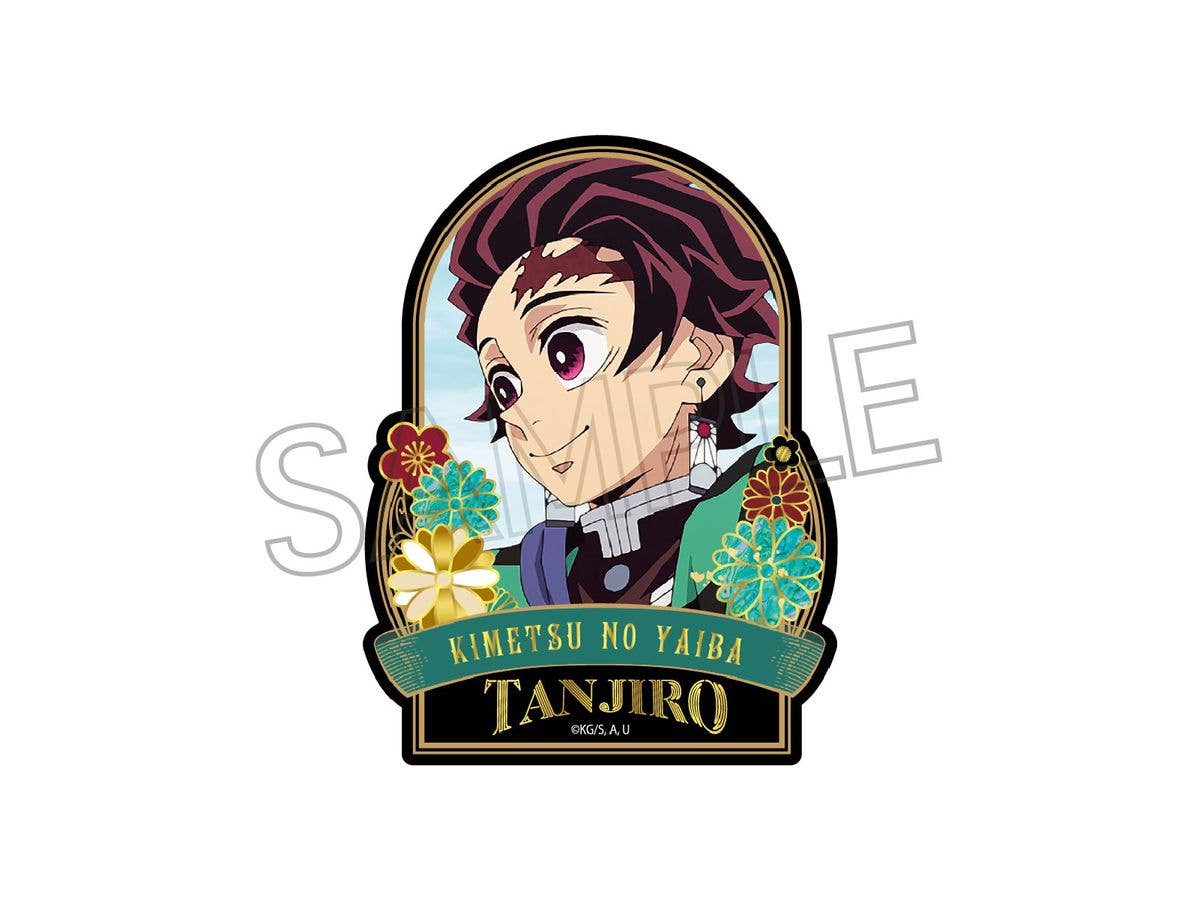 鬼滅の刃 箔押し 和紙缶バッジ 宇髄天元 | HLJ.co.jp