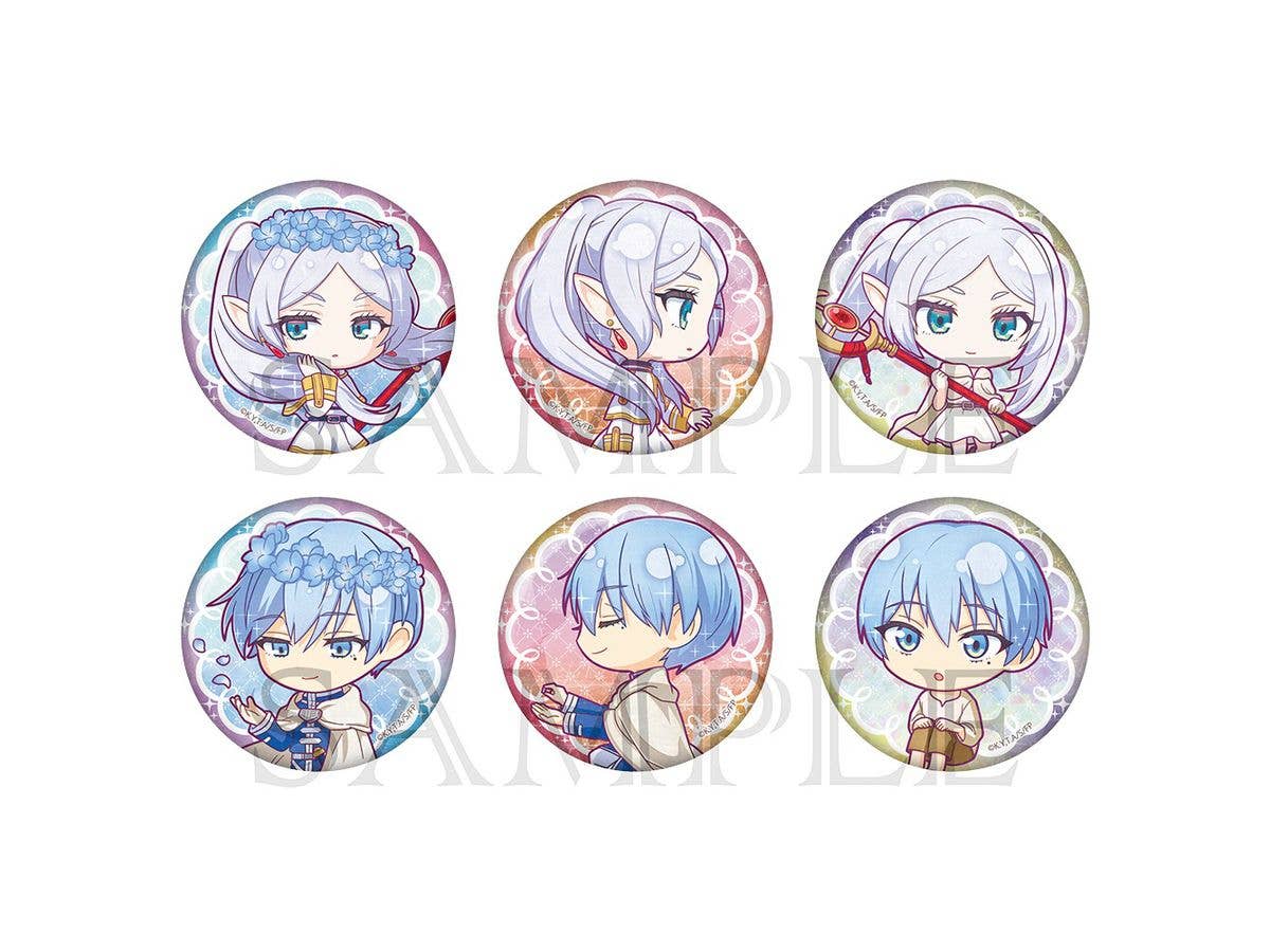 葬送のフリーレン: ヴィンテージシリーズ デフォ缶バッジ 1Box 6pcs