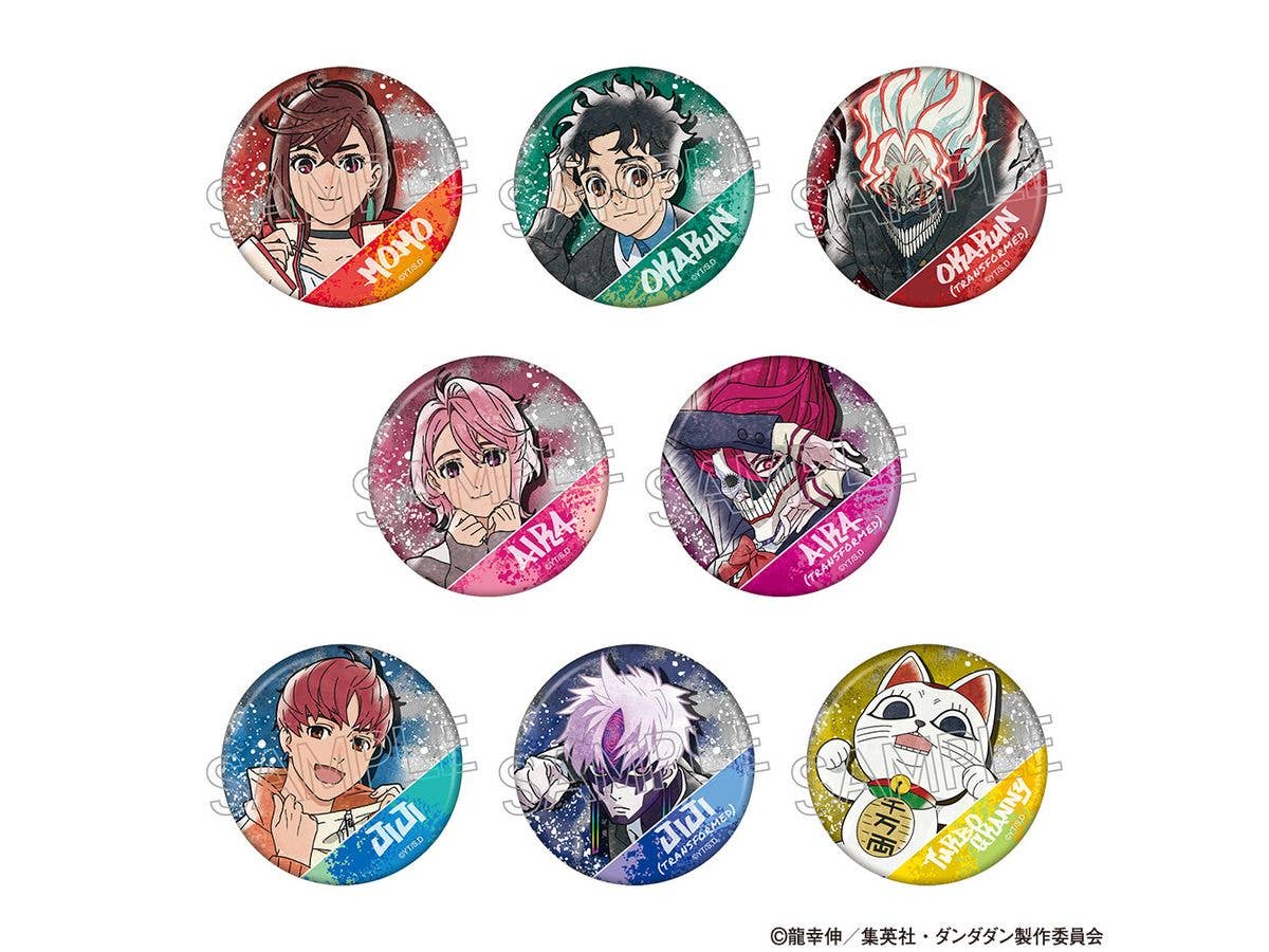 TVアニメ ダンダダン: スプレーアートシリーズ 缶バッジ 1Box 8pcs