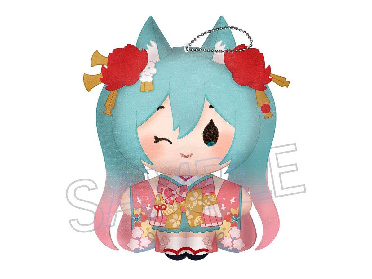 初音ミク: 百鬼夜行 -麗宴- ぬいぐるみマスコット A 猫又