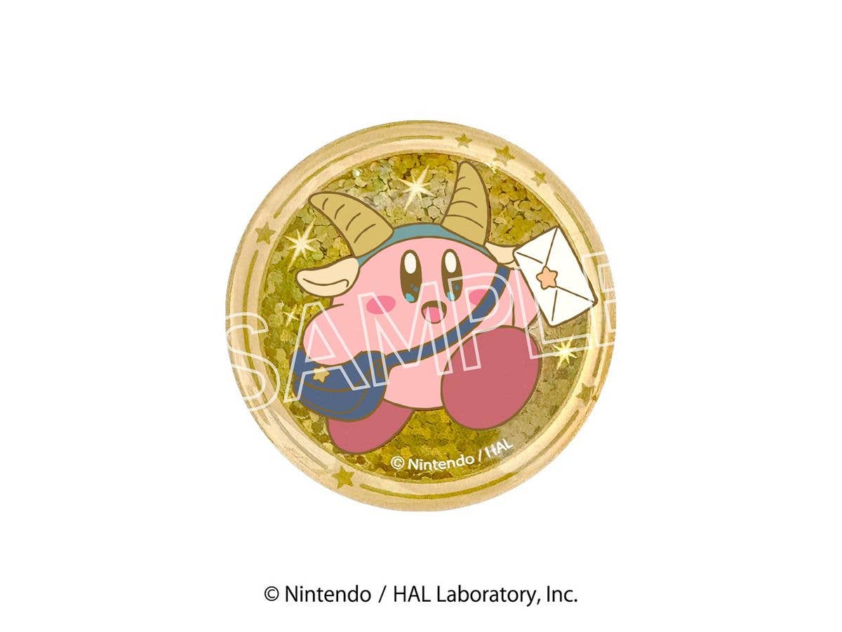 星のカービィ: KIRBY ホロスコープ・コレクション キラキラガラスマグネット J やぎ座