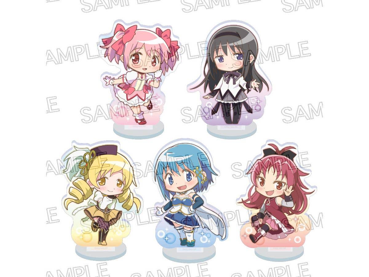 魔法少女まどかマギカ: デフォルメ アクリルスタンド 1Box 5pcs