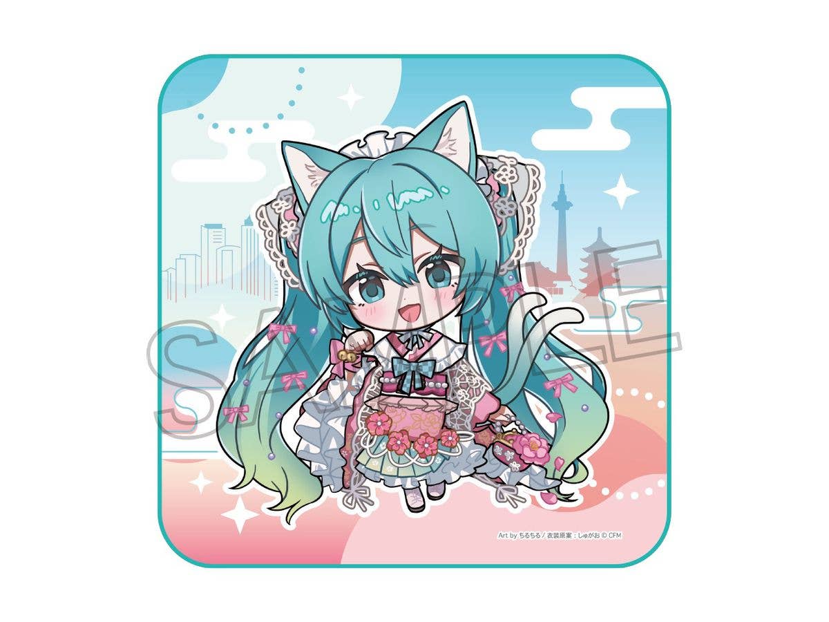 初音ミク: 百鬼夜行 -街道さんぽ- ミニタオル 初音ミク