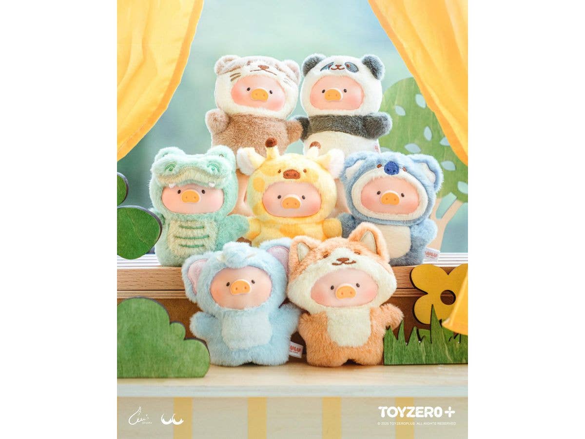 LuLu the Piggy - ルル・ザ・ピギー アニマルパーティパペット キーチェーンシリーズ 1Box 6pcs