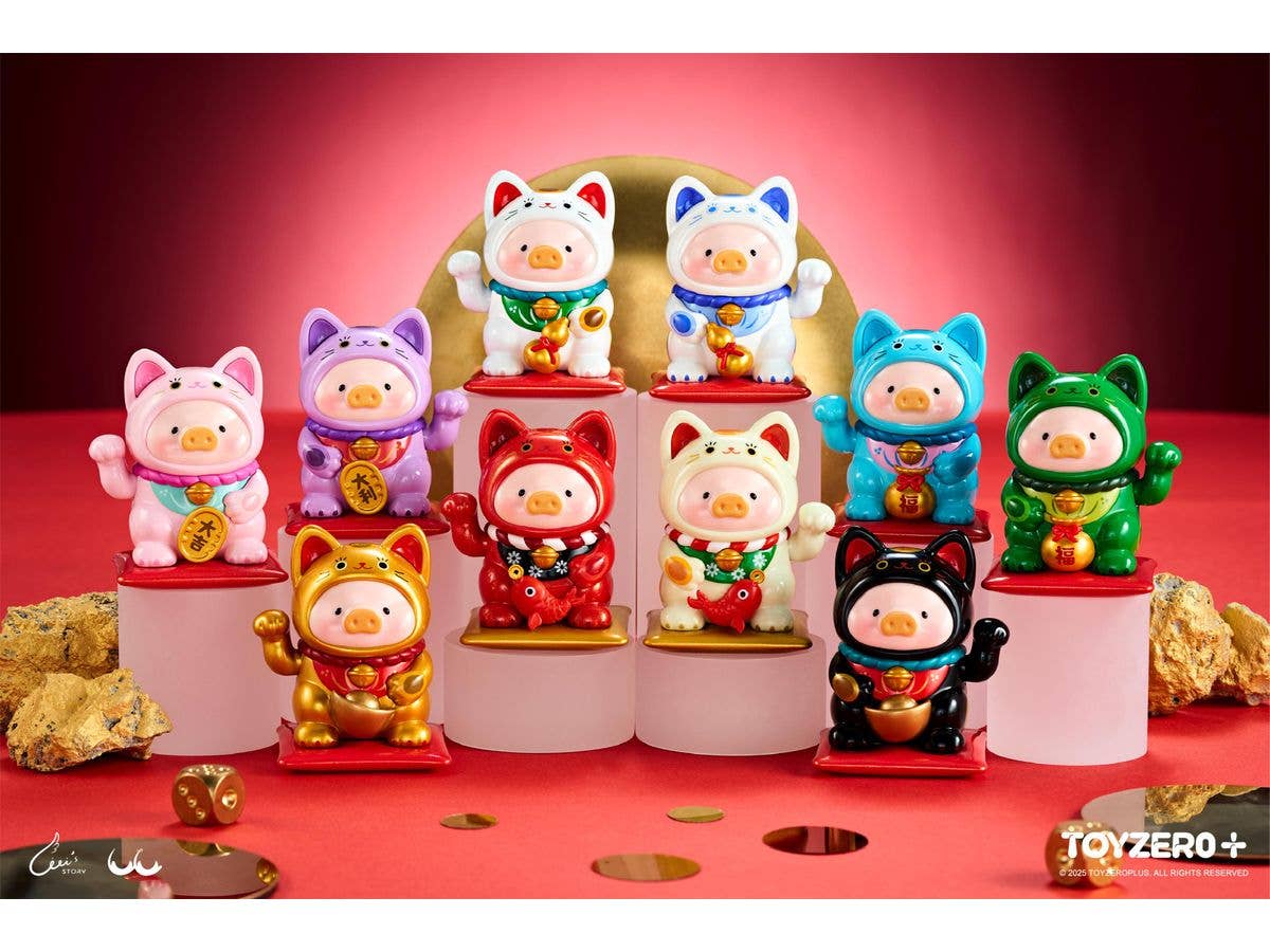 LuLu the Piggy - ルル・ザ・ピギー 招き猫シリーズ 1Box 8pcs