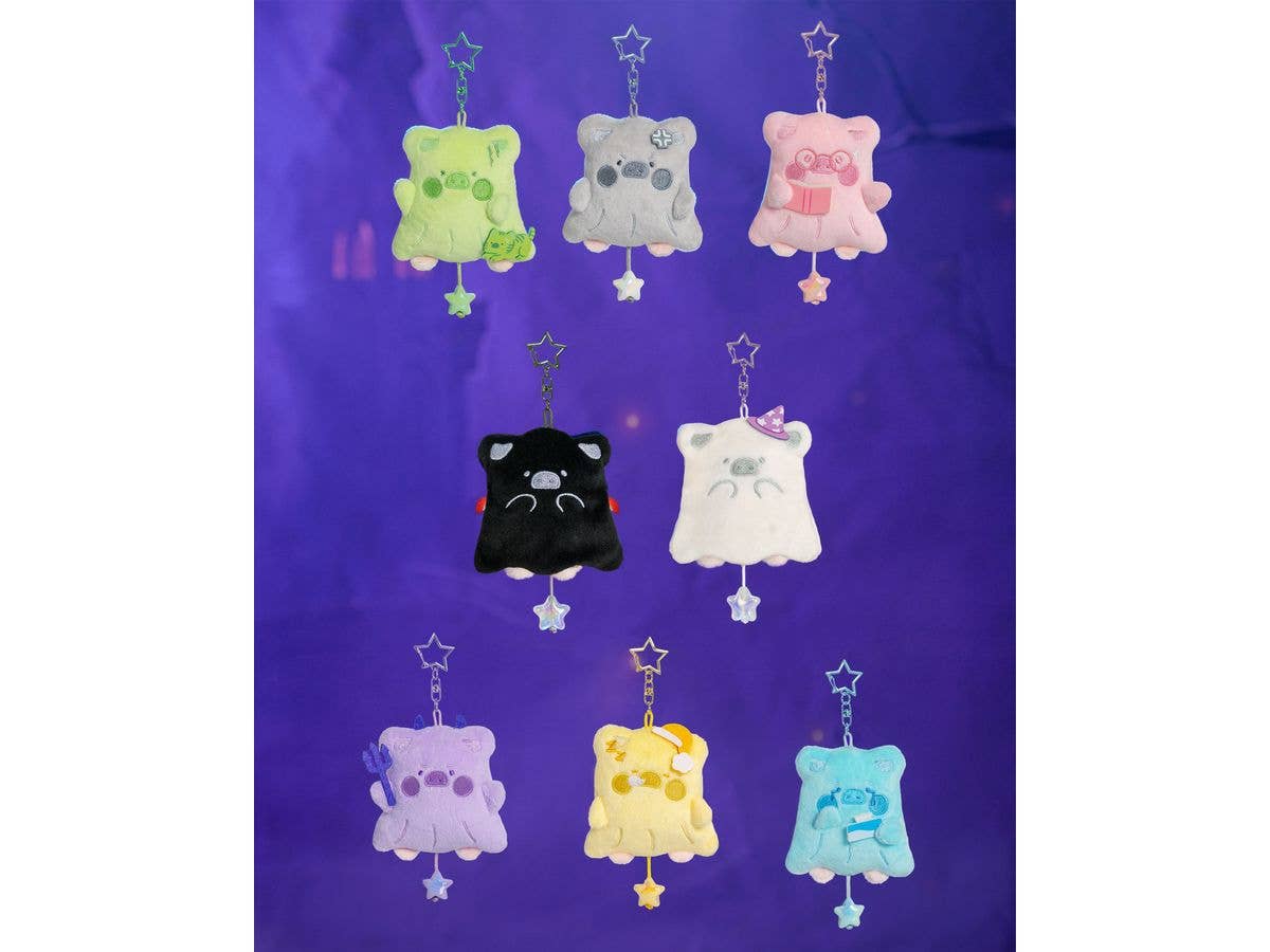 LuLu the Piggy - ルル・ザ・ピギー ハロウィン - ムーディーブー ぬいぐるみキーチェーン 1Box 6pcs