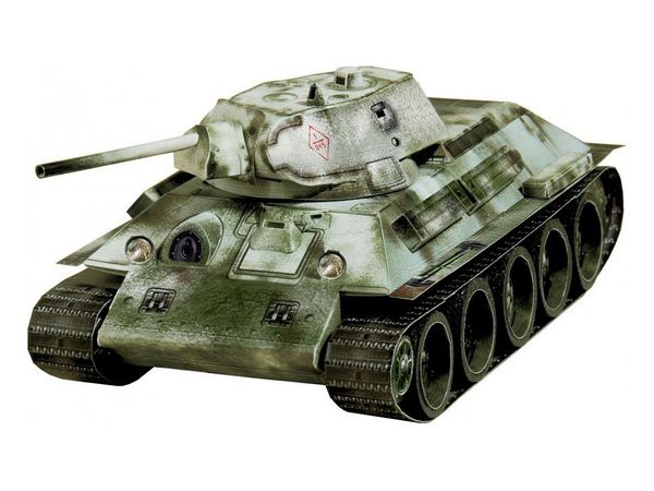 1/35 T-34 戦車 (冬季迷彩)