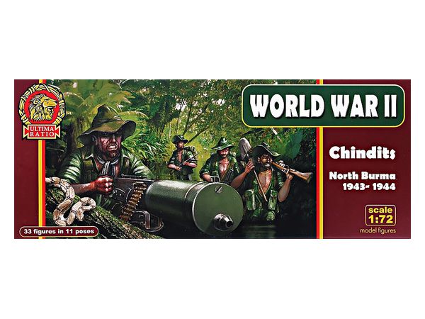 1/72 WW.II イギリス特殊部隊 チンディット (33体・11ポーズ)