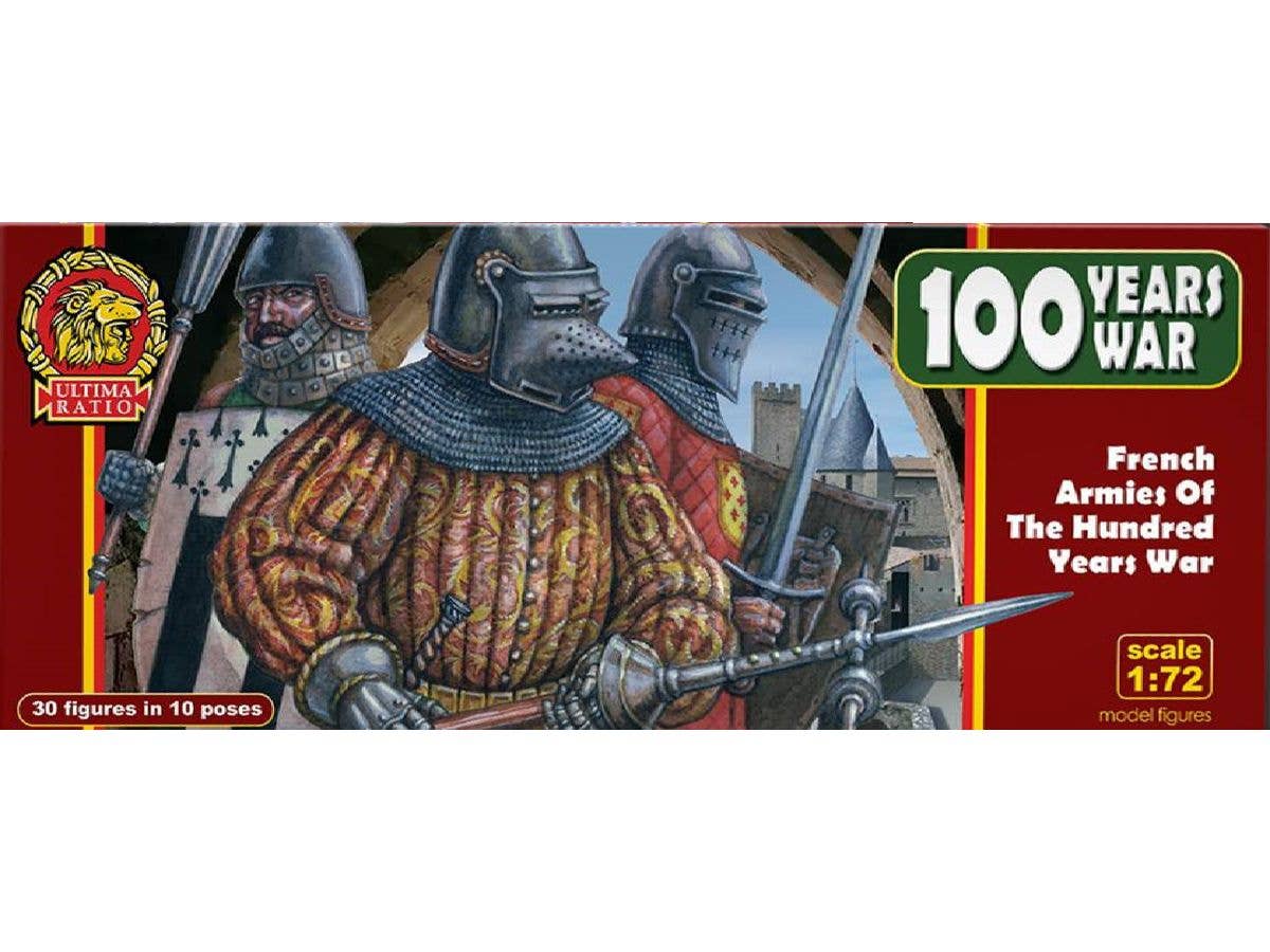 1/72 百年戦争:フランス兵 (30体・10ポーズ)