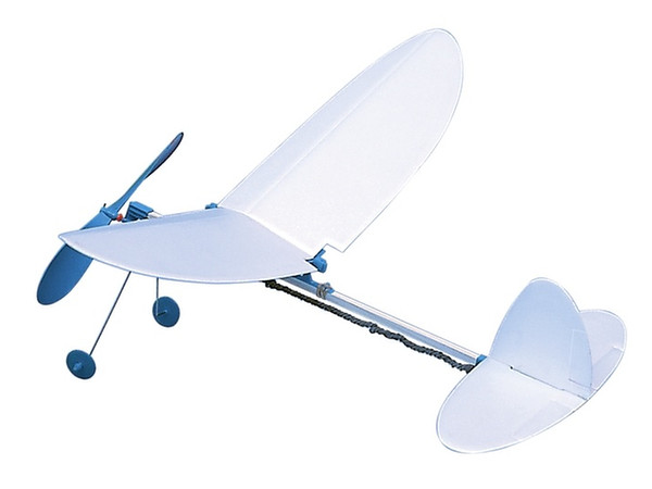 とばしてあそぼうシリーズ TA-06 ゴム動力飛行機 (丸翼)