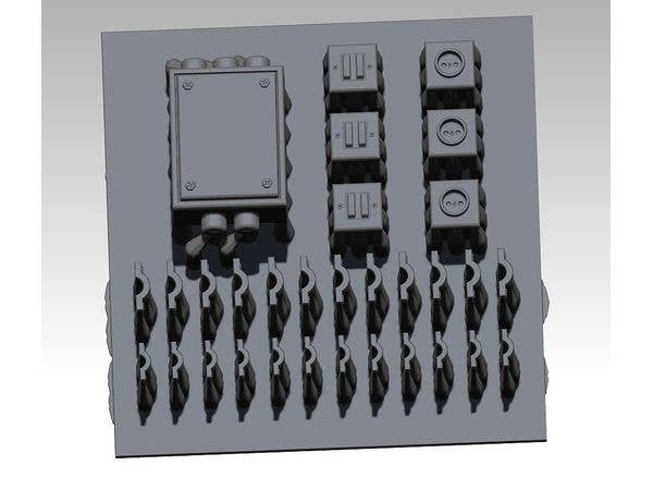 1/35 汎用 電気部品セット(31個入)