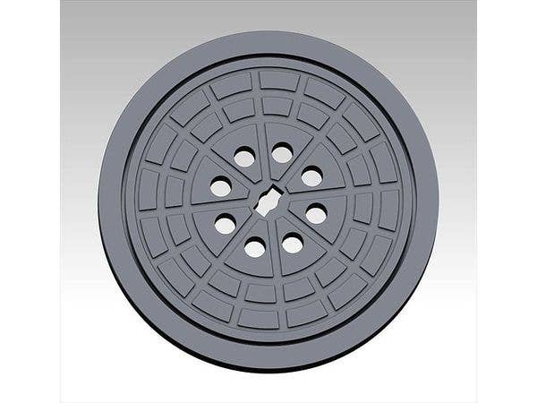 1/35 汎用 マンホールのフタ#3