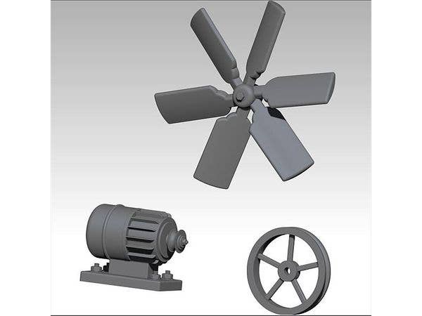 1/35 汎用 電動ファンセット