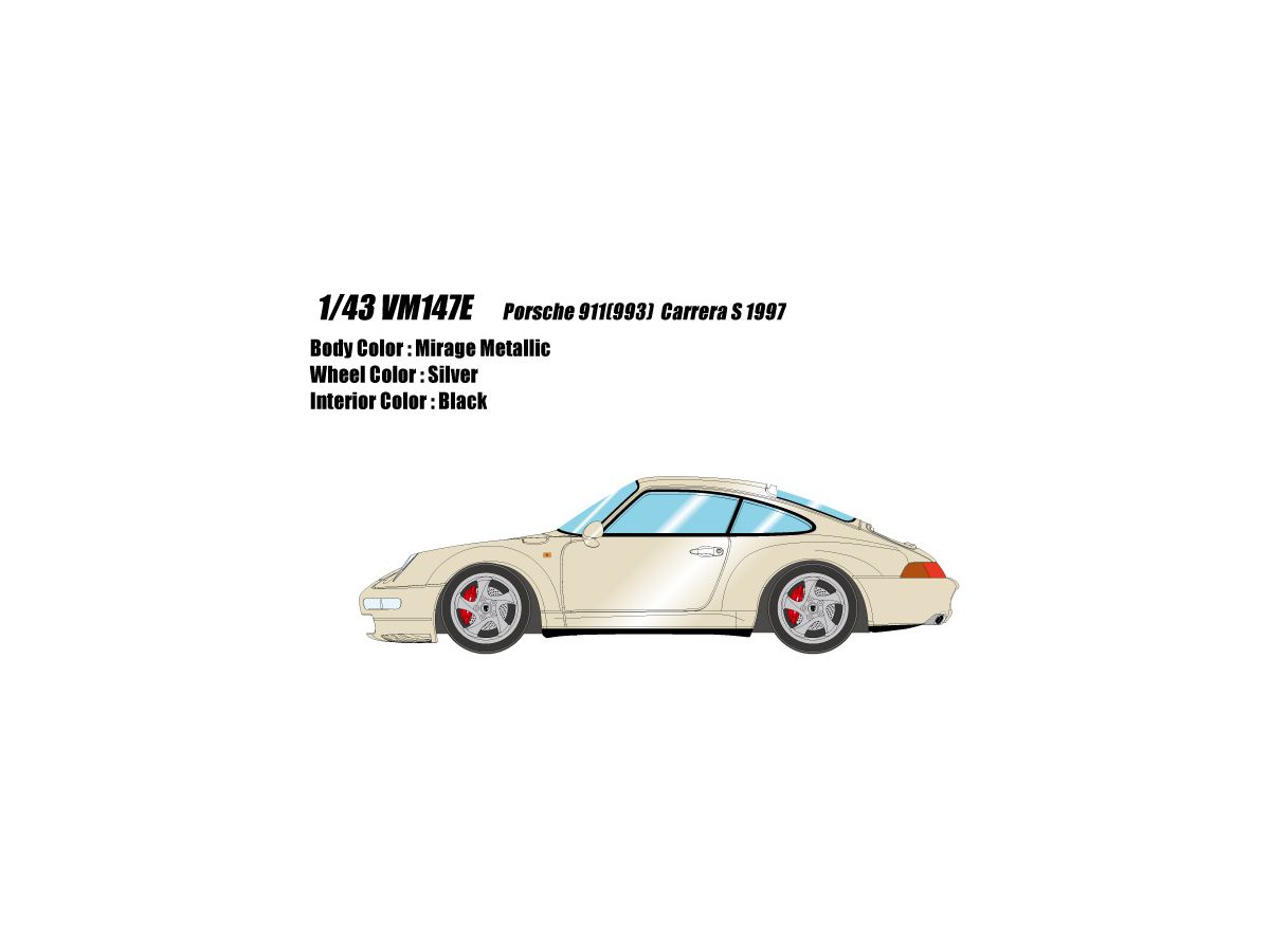 1/43 Porsche 911 (993) Carrera S 1997 ミラージュメタリック
