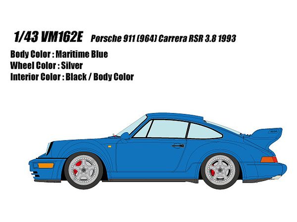 1/43 Porsche 911 (964) カレラ RSR 3.8 1993 マリタイムブルー